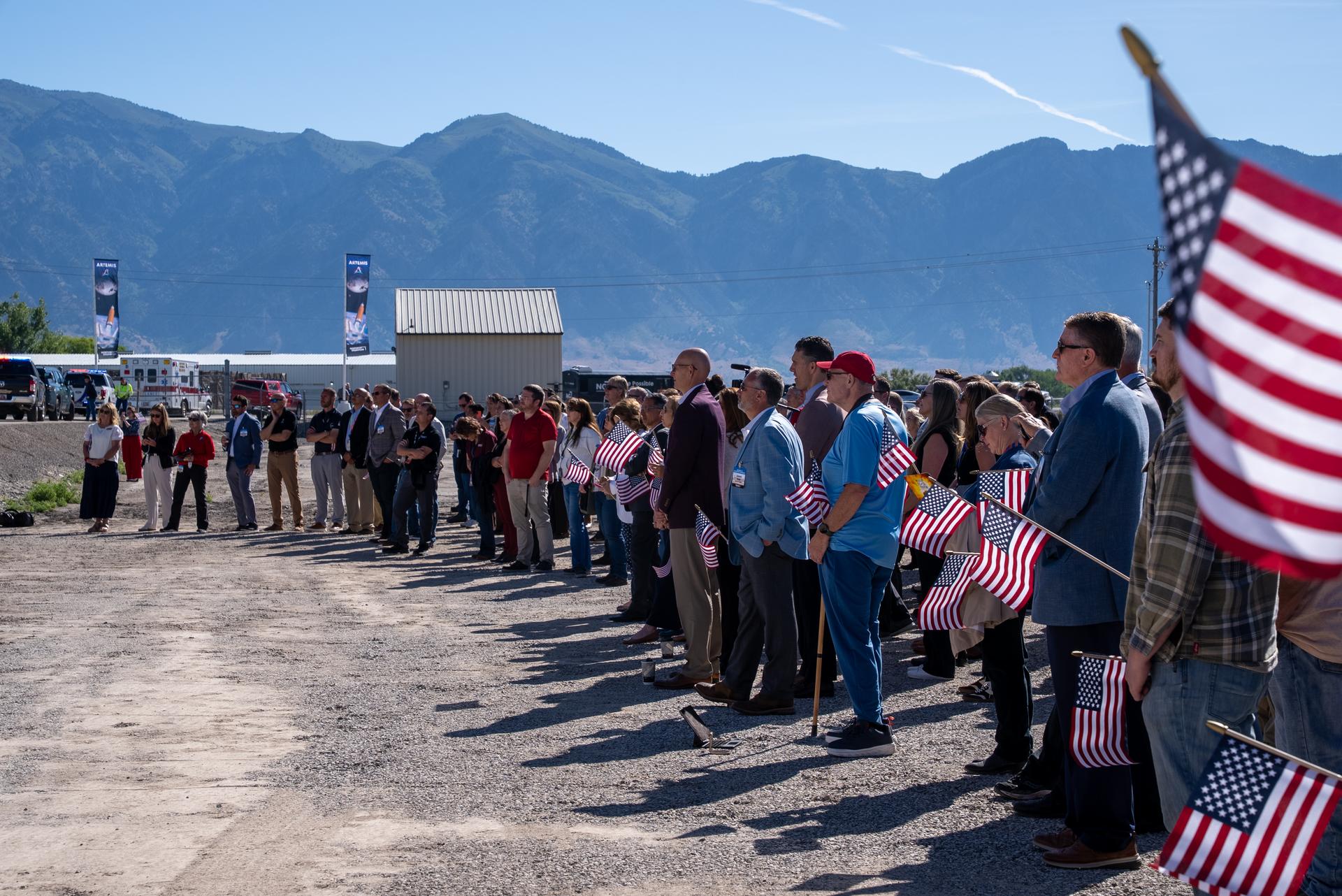 These images capture the final booster motor segments for NASA’s Artemis III mission departing Northrop Grumman’s Railyard Shipping Facility in Corinne, Utah, June 2. The eight segments will form the twin five-segment solid rocket boosters for the agency’s SLS (Space Launch System) rocket, providing more than 75% of the vehicle’s total thrust at liftoff.    Due to their immense size and weight, the booster segments are transported in specialized carriers and are being hauled by Union Pacific Railroad’s newest commemorative locomotive, No. 4547. Marking its inaugural mission, the locomotive will deliver the flight hardware to NASA’s Kennedy Space Center in Florida, where stacking operations for Artemis III are set to begin later this year. 